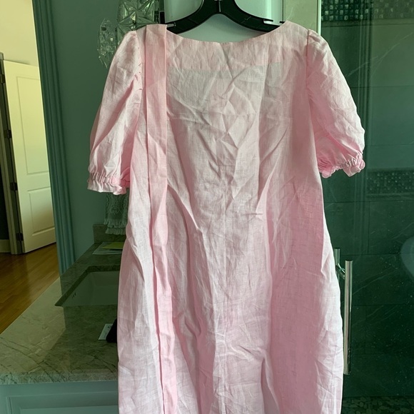SLEEPER BRIGITTE MINI DRESS IN PINK - Picture 16 of 16